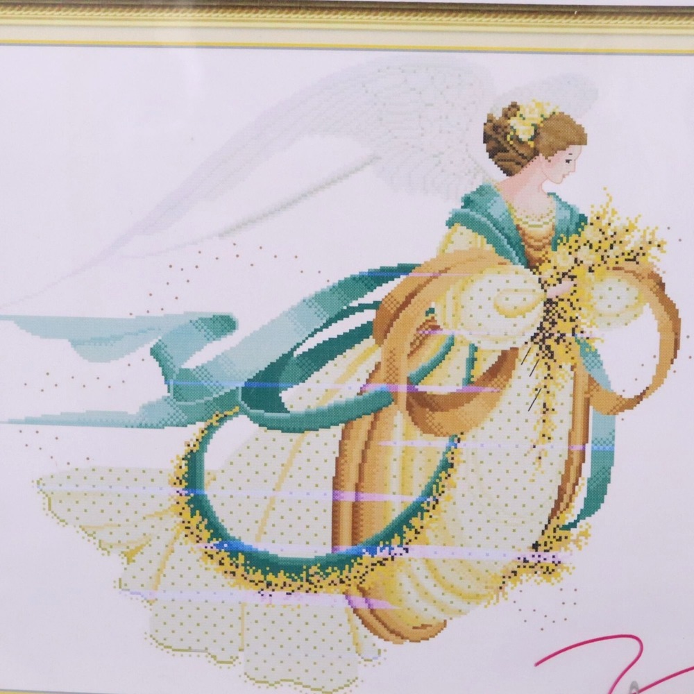 Joy Sunday Cross Stitch Pre-printed Kit Angel 2 RA498